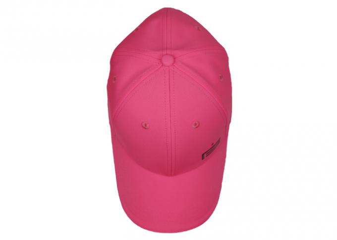 Chapéu running do tampão do tênis relaxado alto cor-de-rosa ajustável simples feito sob encomenda dos esportes