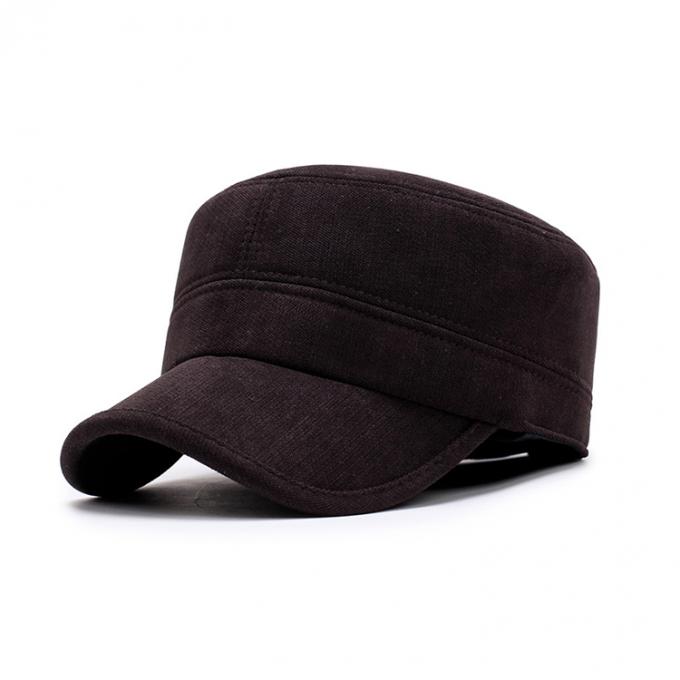 O chapéu liso do inverno do tampão de Casquette mantém o chapéu do inverno do ancião meio morno dos homens envelhecidos
