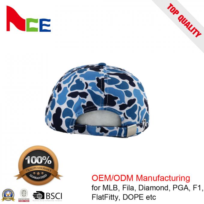 Camo imprimiu Headwear de ACE dos chapéus dos esportes do OEM/ODM dos bonés de beisebol