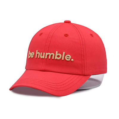 3D bordou bonés de beisebol cobre o chapéu que do paizinho da correia o tamanho adulto unisex vermelho personaliza o logotipo