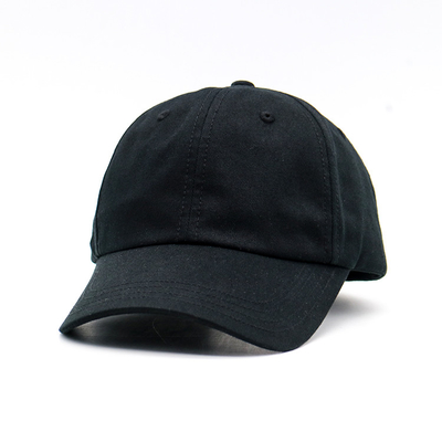 Modelo elegante chapéu de beisebol de 6 painéis para qualquer idade bordado logotipo fechamento traseiro de metal