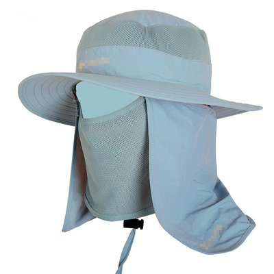 Tampão de proteção personalizado de Sun com o chapéu de Sun da corda/homens com protetor do pescoço