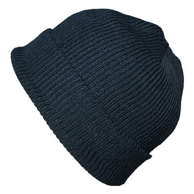 Material cabido de lãs da mola dos chapéus do Beanie da malha da cor sólida inverno unisex