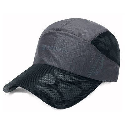 Tampão impresso dos esportes de Dryfit do chapéu do campista do painel da rede 5 alargamento respirável impermeável