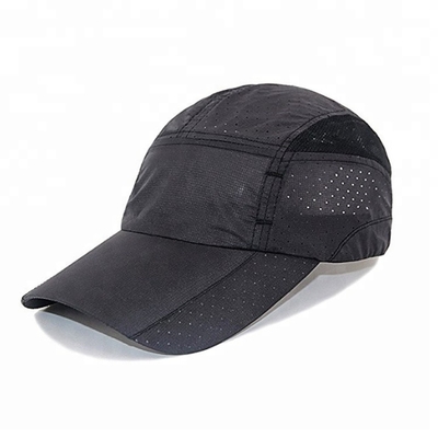 Chapéu elegante do painel do nylon 5, chapéu seco do golfe do painel do ajuste 5 do esporte feito sob encomenda