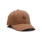 Chapéus 100% bordados sarja do painel de Brown 6 dos bonés de beisebol do algodão
