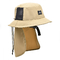 Pescador feito sob encomenda Bucket Hat do logotipo Poylester 100% com proteção do lenço em Sun