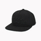 Os chapéus lisos do Snapback da borda da curvatura instantânea plástica preta um tamanho cabem toda a coroa estruturada