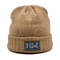 Prova fria do chapéu de lã da cor sólida do outono e do inverno, elegante, e chapéu personalizado morno do beanie do logotipo