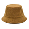 Novo chapéu de balde de pano de toalha para guarda-sol feminino de outono e inverno