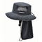 Chapéus funky da cubeta de Bucket Hat Custom Safari Fishing Hiking Unisex Blank do pescador do verão