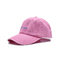 Logotipo personalizado chapéu de pai oval aflito bordado chapéus de beisebol unisex lavados