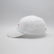 OEM 6 Painel 100% de algodão simples bordado plano Chapéu de beisebol não estruturado ajustável