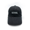 Marca de qualidade 6 painel bordado personalizado chapéu de pai, personalizar logotipo esporte homens chapéu de beisebol