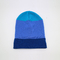 Chapéus de boné de tricô personalizados Cores azuis Quente Inverno Padrão em branco
