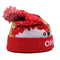Chapéus de chapéu de inverno unisex com padrão de bordado para a estação fria