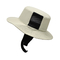 Chapéu Boonie de borda grande dobrável de algodão Custom Bucket Hats com corda