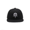 Estilo clássico por atacado Logotipo de bordado personalizado de alta qualidade 6 Painel Hip Hop Flat Brim Snapback cap