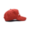 Tecido de corduroy 5 painel estruturado boné esportivo de beisebol chapéu traseiro com bordados 3D