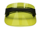 Tampão ajustável verde da viseira de Sun com a fita elástica colorida UV50+ do jacquard
