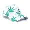 2019 chapéus de basebol verdes dos homens da folha, para-sol selvagem que imprime bonés de beisebol ocasionais