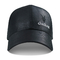 Material preto unisex do couro do projeto da forma do painel dos chapéus 6 do paizinho dos esportes
