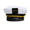 Capitão branco relativo à promoção Chapéu do marinheiro, chapéu vazio dos capitães personalizado