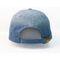 Personalizado projete chapéus de basebol da sarja de Nimes/tampão liso lavado 6 painéis do paizinho