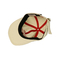 Os bonés de beisebol de Liso Bordado Branco Empresa, revestidos com borracha fazem seu próprio chapéu de basebol