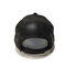 Máscara preta do boné de beisebol do painel do couro 5 do plutônio sem logotipo ISO9001