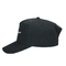 O animal do preto do chapéu da curvatura do metal dos homens tampa o chapéu de basebol bordado costume do remendo do logotipo