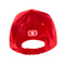 As mulheres curvaram do inverno vermelho de veludo do beirado o chapéu liso de Casquette do basebol do logotipo do bordado