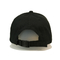 Bonés de beisebol feitos sob encomenda curvados painel da borda do preto 6 com os chapéus plásticos Bsci da curvatura
