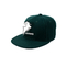 Obscuridade personalizada - algodão 100% liso da borda dos chapéus verdes do Snapback de Hip Hop