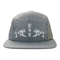 Tampão de nylon impresso chapéu do Snapback da corda do logotipo do campista do painel do costume 5