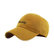 Chapéus curvados do paizinho da viseira da cor 6 painel amarelo para mulheres