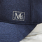 Azul personalizado estruturado imprimiu o logotipo reflexivo seco rápido dos bonés de beisebol