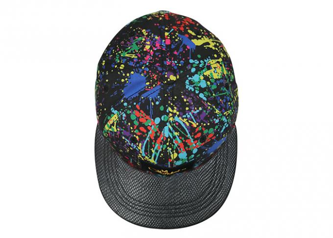 Estilo liso colorido da rua do chapéu do pico da borda de ACE tampão do hip-hop de 2019 molas