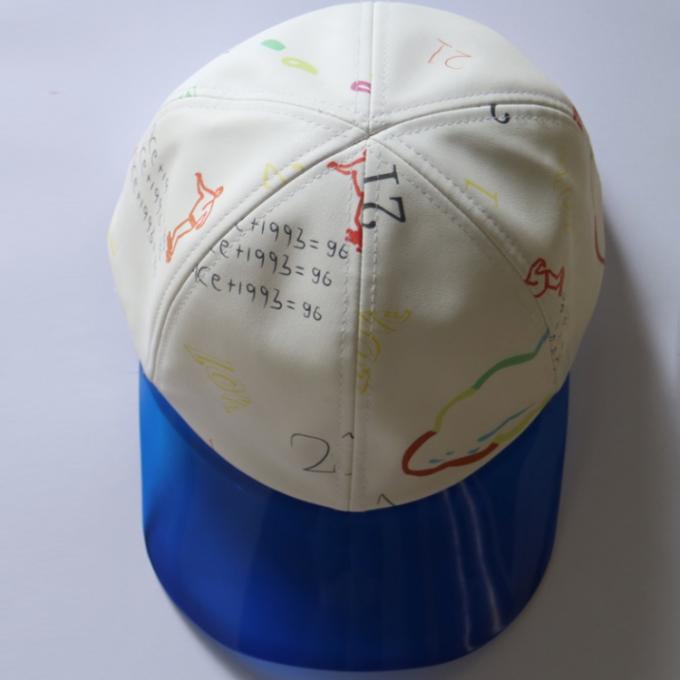 A forma Bill plástico imprimiu o Headwear da proteção de Sun do boné de beisebol para o verão