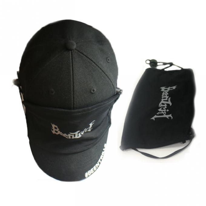 Refrigere o chapéu de basebol impresso ocasional das meninas dos bonés de beisebol/meninos do projeto com máscara do algodão