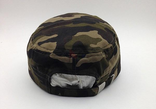 Camufle o bordado 100% militar dos chapéus 3d do algodão do tampão do cadete cabido