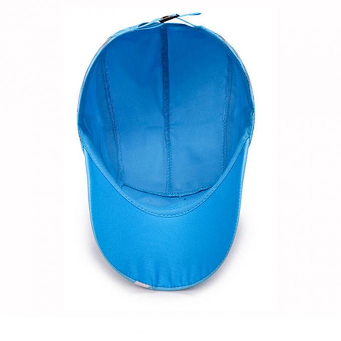 5 o dobramento exterior do poliéster do chapéu 100% do campista do painel ostenta a tela do dryfit do tampão