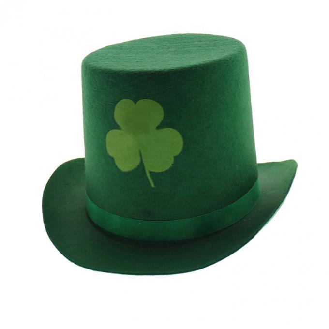Chapéu alto do verde do trevo do dia de St Patrick irlandês por atacado do chapéu da rua do festival