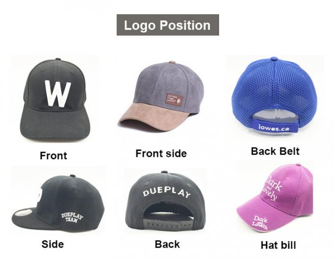 Bonés de beisebol feitos sob encomenda do logotipo dos chapéus do paizinho do bordado