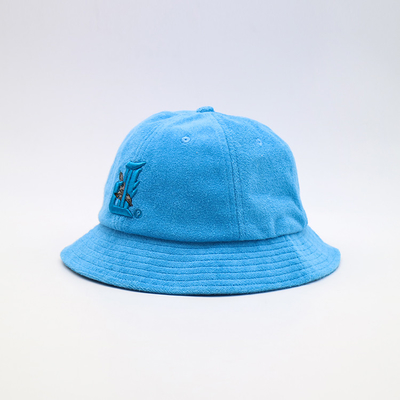 Tampão unisex azul do algodão das mulheres dos homens de Bucket Hat do pescador