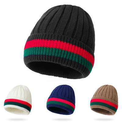 Chapéu de boné bordado por encomenda Unisex de tricô chapéu quente de inverno para atividades ao ar livre