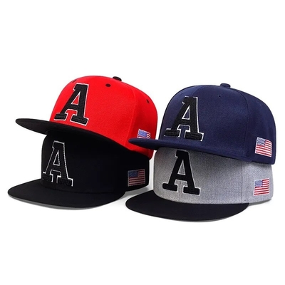 Moda Hip Hop Desporto Outdoor Gorras Snapbacks Chap Hat Custom 6 Painel Snapback Chaps