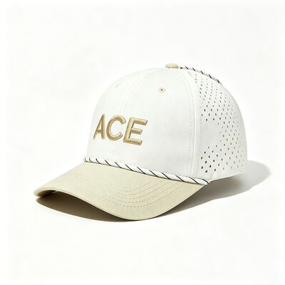 Chapéu de golfe ajustável de design personalizado com tecido respirável e correia ajustável para conforto personalizado