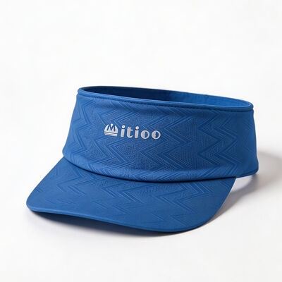Visor de logotipo de impressão de tela fornecendo excelente proteção solar e uso confortável perfeito para eventos corporativos ao ar livre