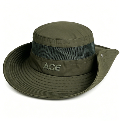 UPF 50 Chapéu Tactical Boonie Militar com 3 "Larga Borda e Mistura de Algodão / Poliéster para Aventuras ao Ar Livre